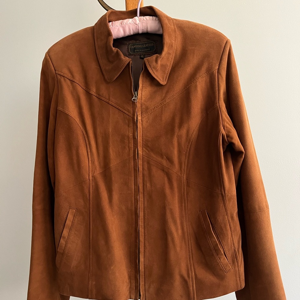 Vintage Argentine Handmade Suede Jacket